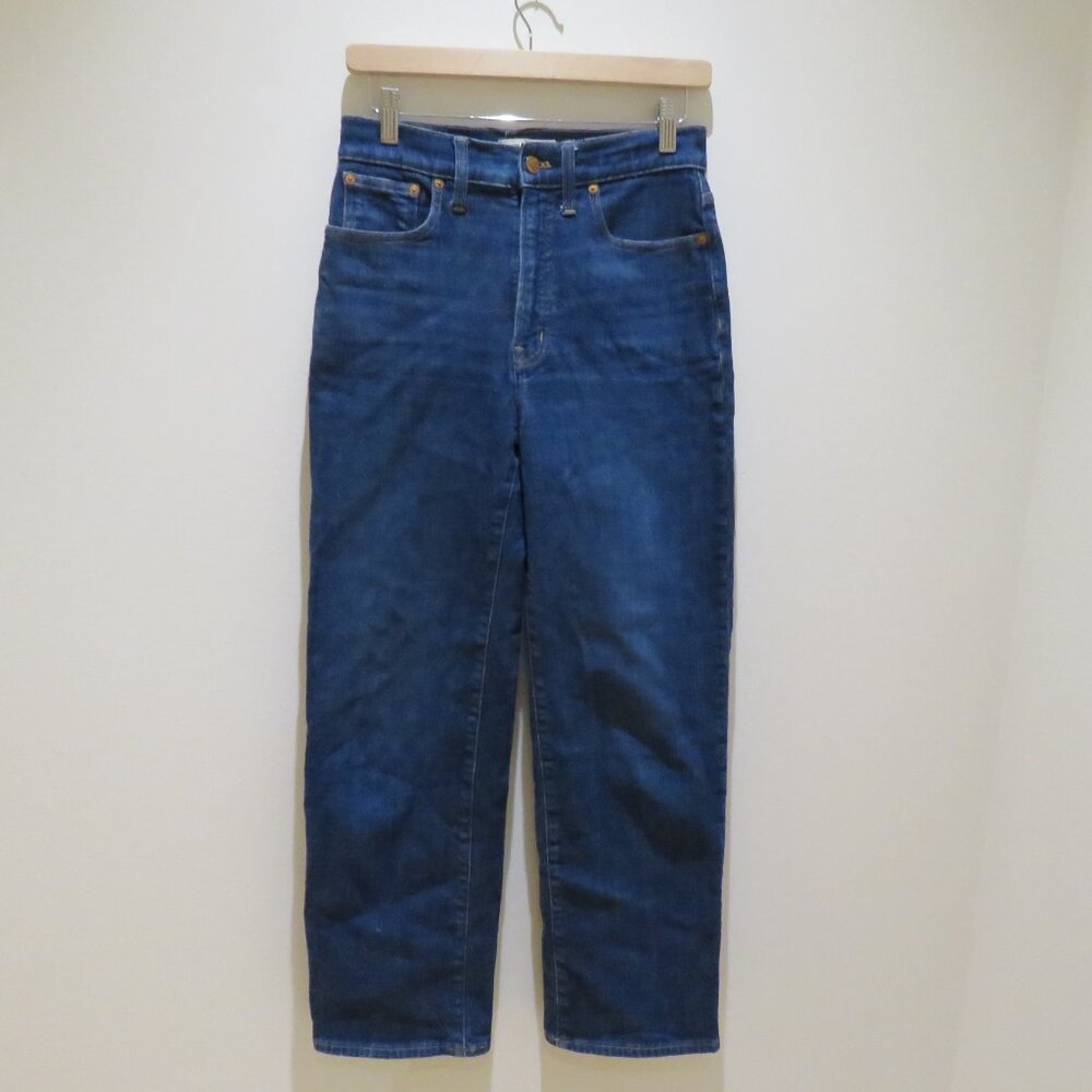 MADEWELL The Perfect Vintage Wide-Leg Jean in Chartwood Wash Size 27 Preppy - Picture 2 of 13